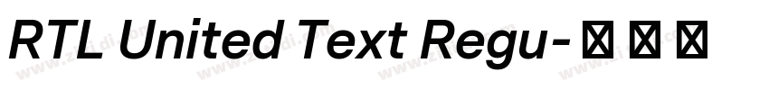 RTL United Text Regu字体转换